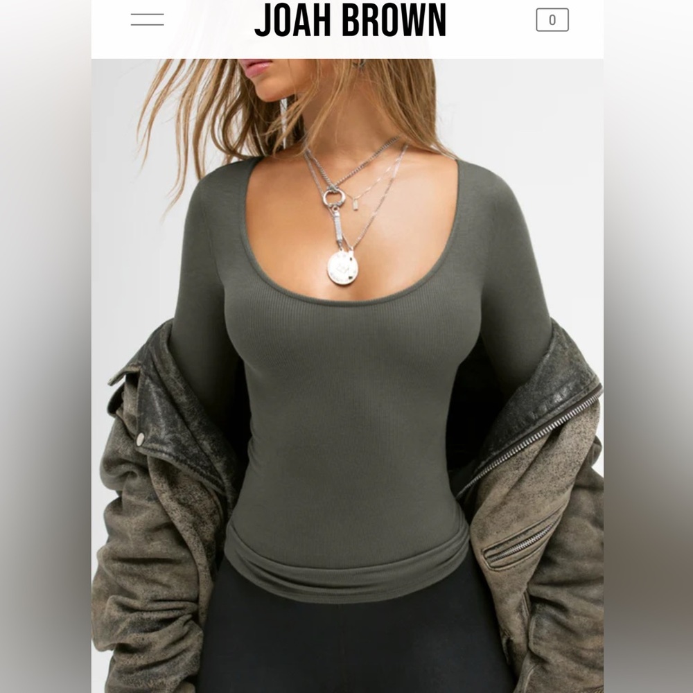 Joah Brown mineral rib top
